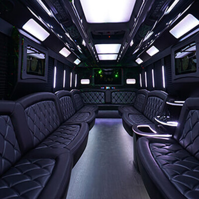 party bus interior